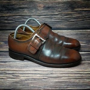 Florsheim Imperial Vintage Leather Buckle Loafers